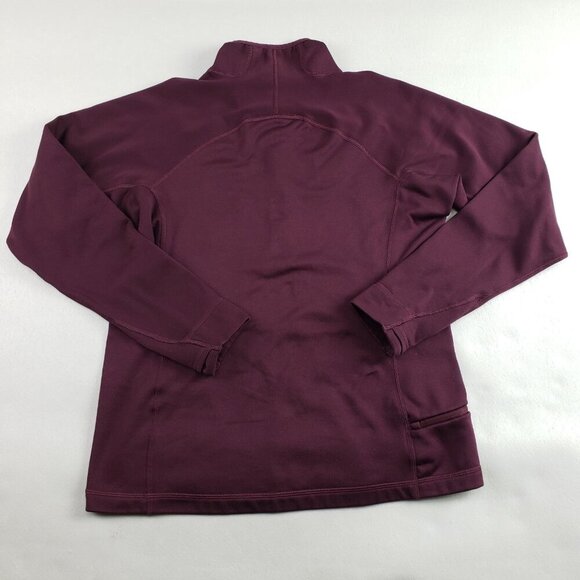 Patagonia Crosstek 1/4 Zip Jacket Womens Small Burgundy Long Sleeve Pullover - Picture 7 of 13